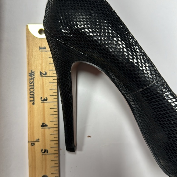 Black platforms high heels BCBG generation 7B/37 - Picture 13 of 14